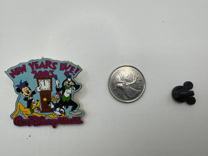 WDW Disney Mickey, Goofy & Donald New Years Eve 2003 Trading Pin DC1S5 LE 7500
