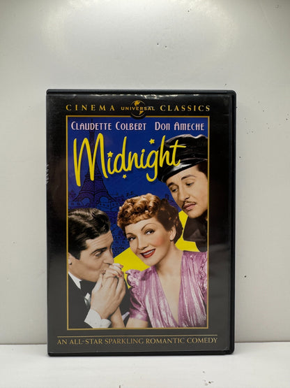 Midnight (DVD) Claudette Colbert Classic Comedy
