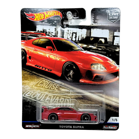 Hot Wheels Premium Cruise Boulevard Toyota Supra 1:64 Diecast