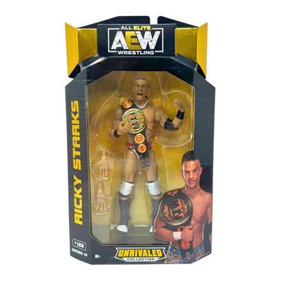 Jazwares AEW Unrivaled Series 14 Ricky Starks FTW Champion Action Figure