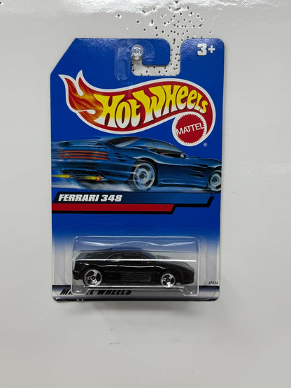 Hot Wheels Ferrari 348 Black 1:64 Diecast w/ 3SP