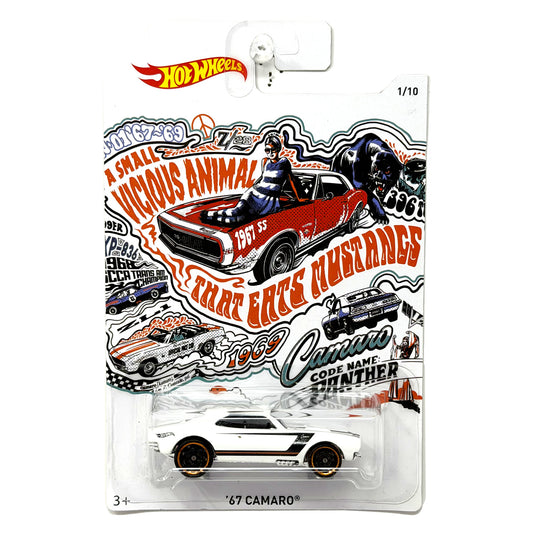 Hot Wheels A Small Vicious Animal That Eats Mustangs 1967 Camaro 1:64 Diecast