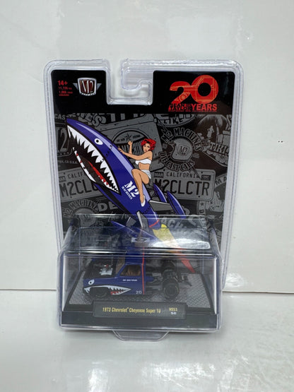 M2 Machines Sean Taylor 20 Years 1973 Chevrolet Cheyenne Super 10 1:64 Diecast