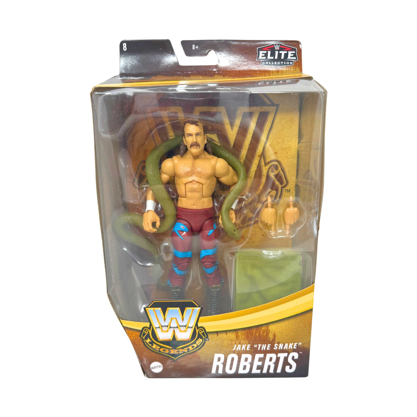 Mattel WWE Legends Series 8 Jake The Snake Roberts Action Figure