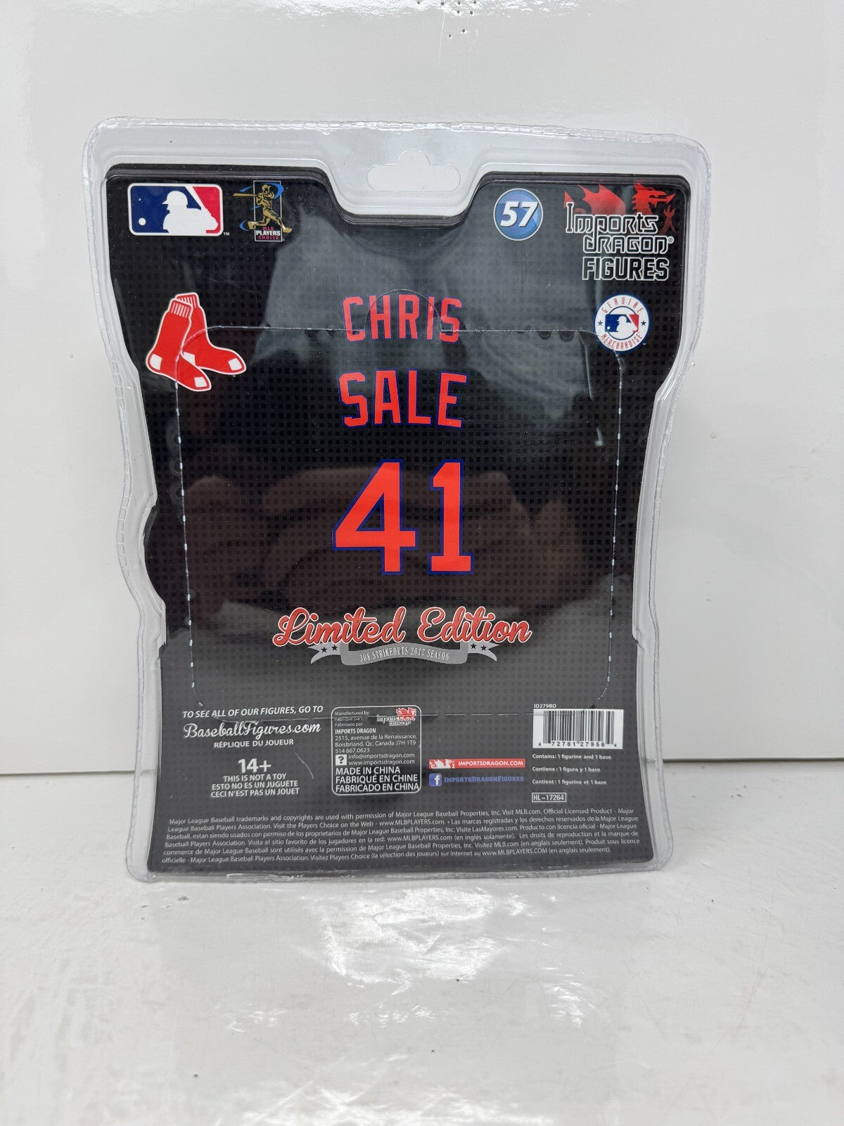 Imports Dragon MLB Chris Sale Boston Red Sox Limited Edition Figure