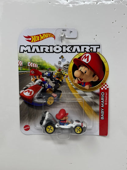 Hot Wheels Mario Kart Baby Mario B-Dasher 1:64 Diecast