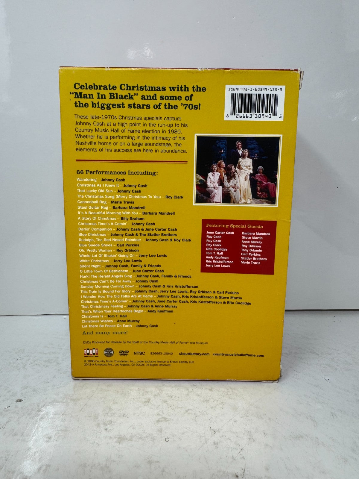 Johnny Cash Christmas Special (DVD) Music Good Condition!!!