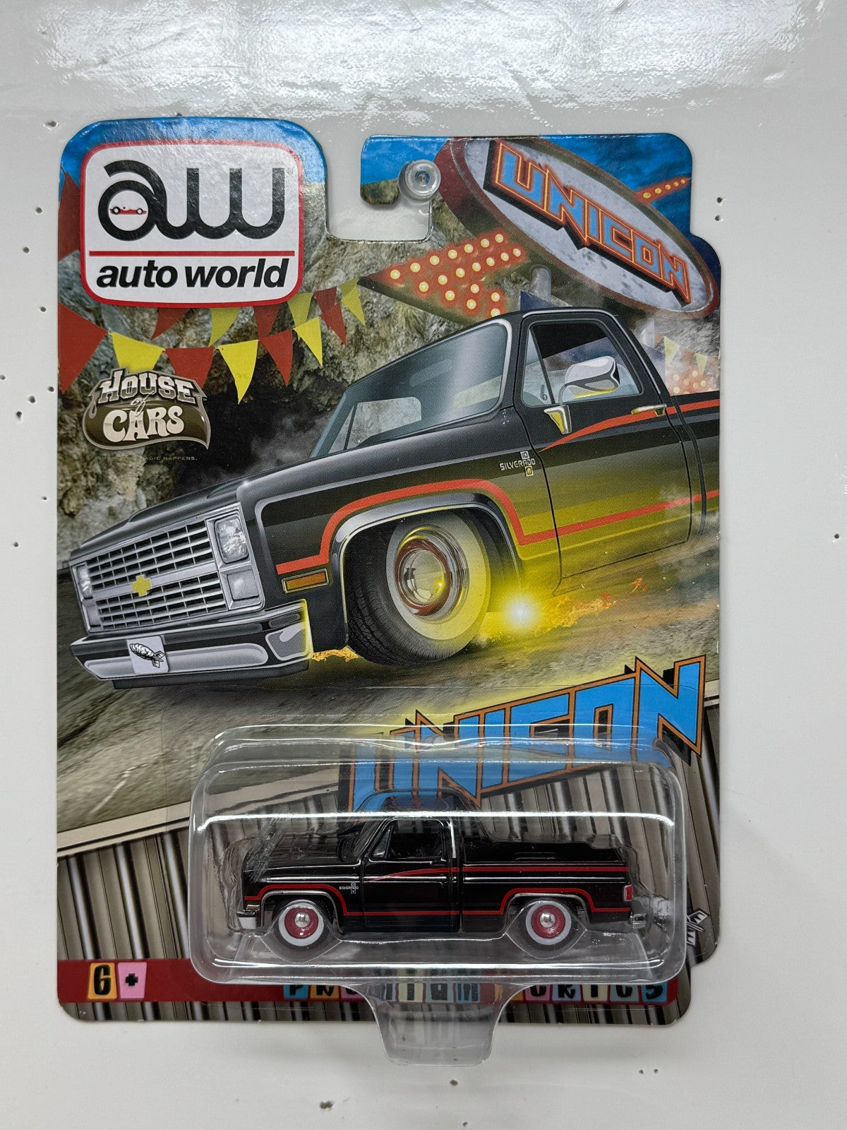 Auto World House of Cars 1983 Chevrolet Silverado Unicon 1:64 Diecast