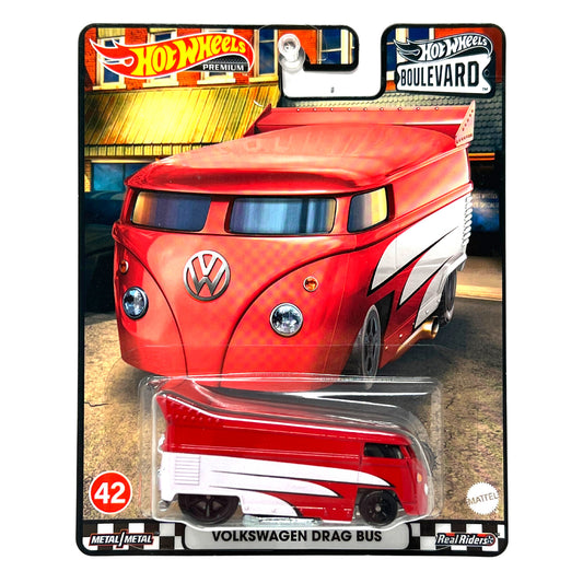 Hot Wheels Premium Boulevard #42 Volkswagen Drag Bus 1:64 Diecast