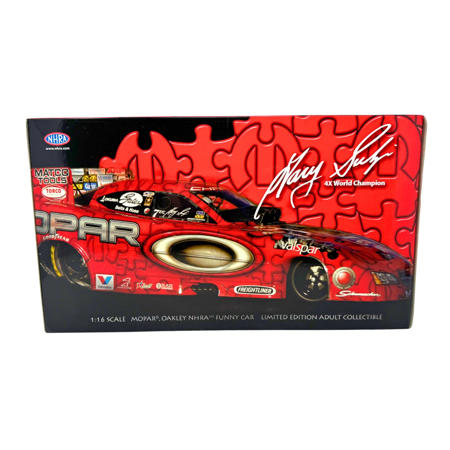 Milestone Gary Scelzi NHRA Mopar Oakley Dodge Charger Funny Car 1:16 Scale