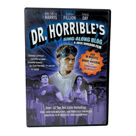 Dr. Horrible's Sing-Along Blog (DVD) Sci-Fi Good Condition!!!