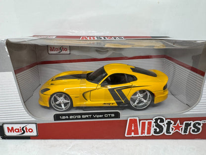 Maisto All Stars 2013 Dodge Viper SRT GTS 1:24 Diecast