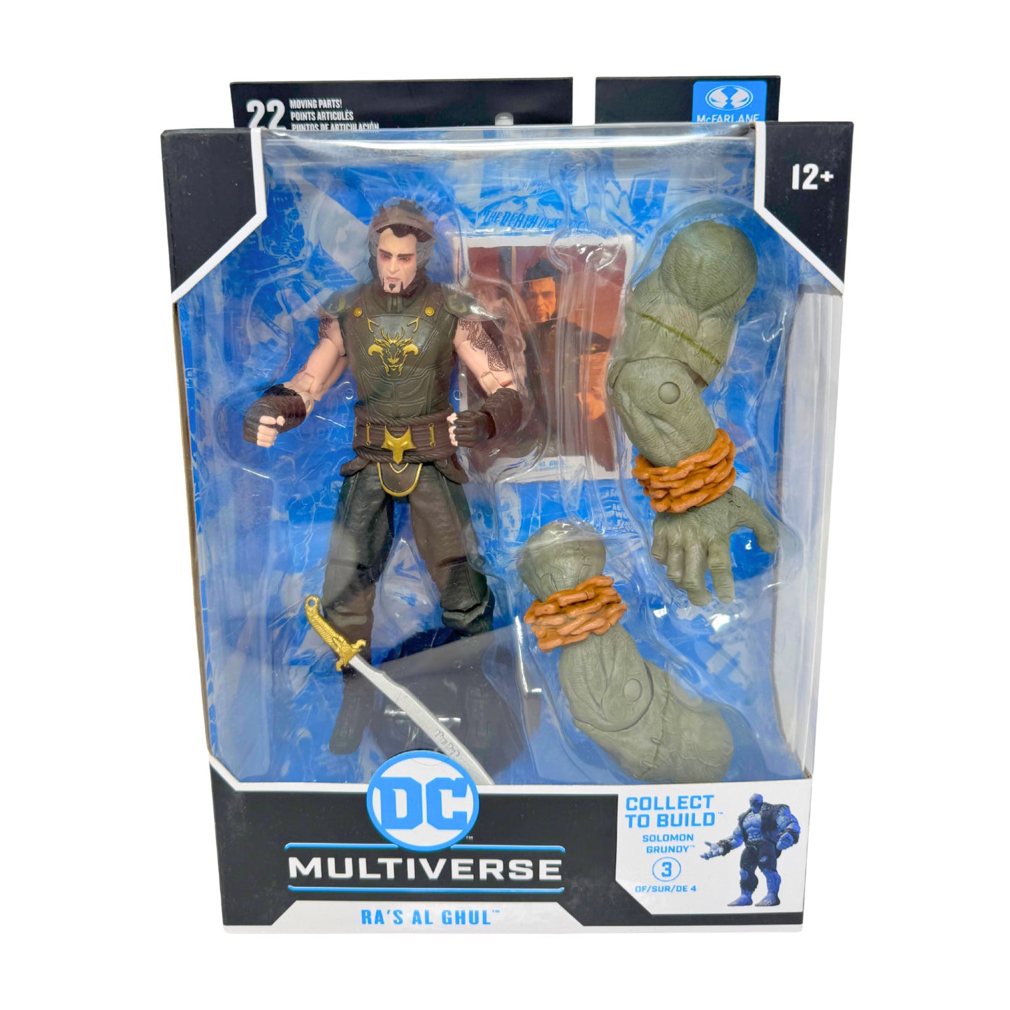 McFarlane DC Multiverse Batman Arkham City Ra's Al Ghul Figure w/ BAF