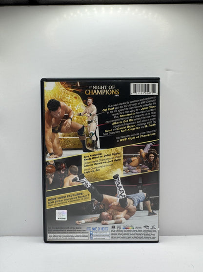 WWE Night of Champions 2012 (DVD) WWE Wrestling