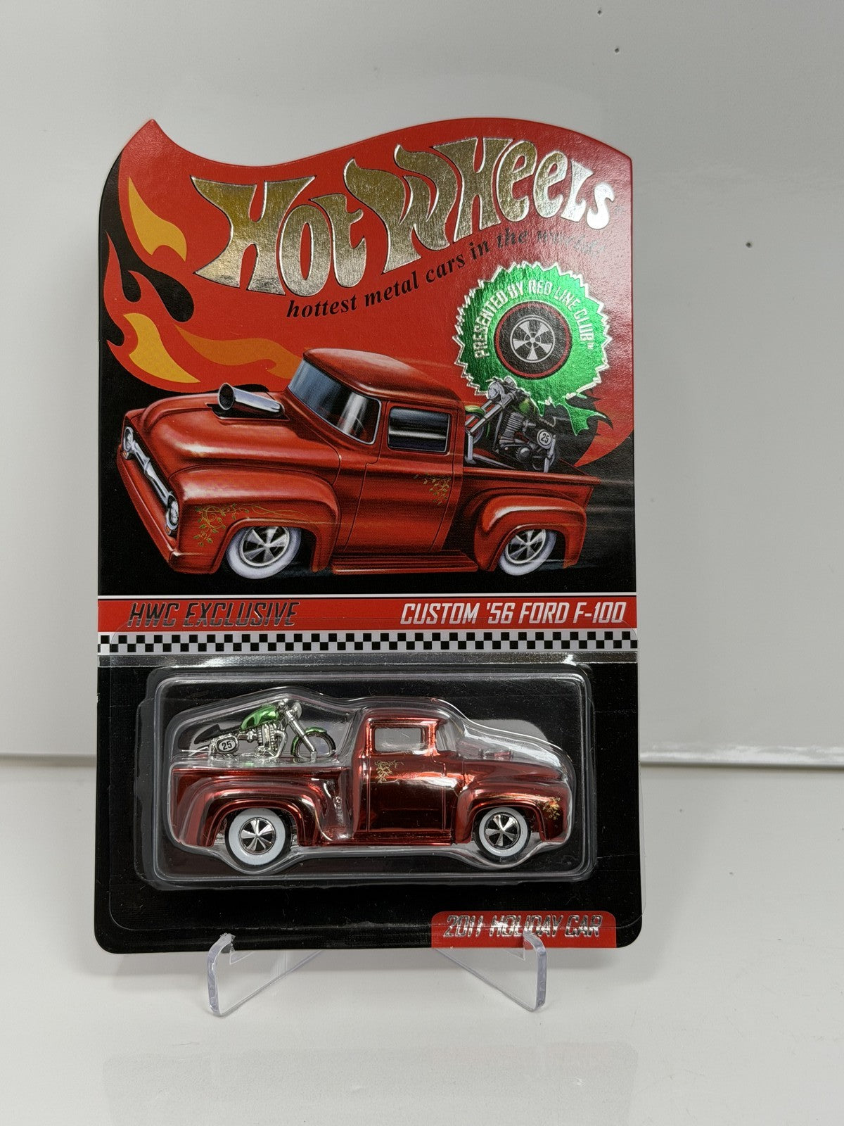 Hot Wheels RLC Red Line Club Holiday Custom 1956 Ford F-100 1:64 Diecast