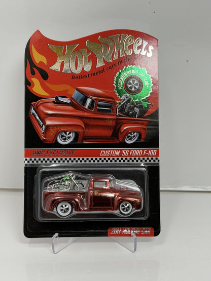 Hot Wheels RLC Red Line Club Holiday Custom 1956 Ford F-100 1:64 Diecast