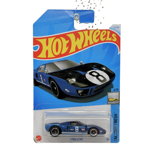 Hot Wheels Factory Fresh Ford GT40 1:64 Diecast Blue