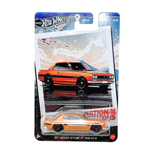 Hot Wheels National Icons 1971 Nissan Skyline 2000 GT-R 1:64 Diecast