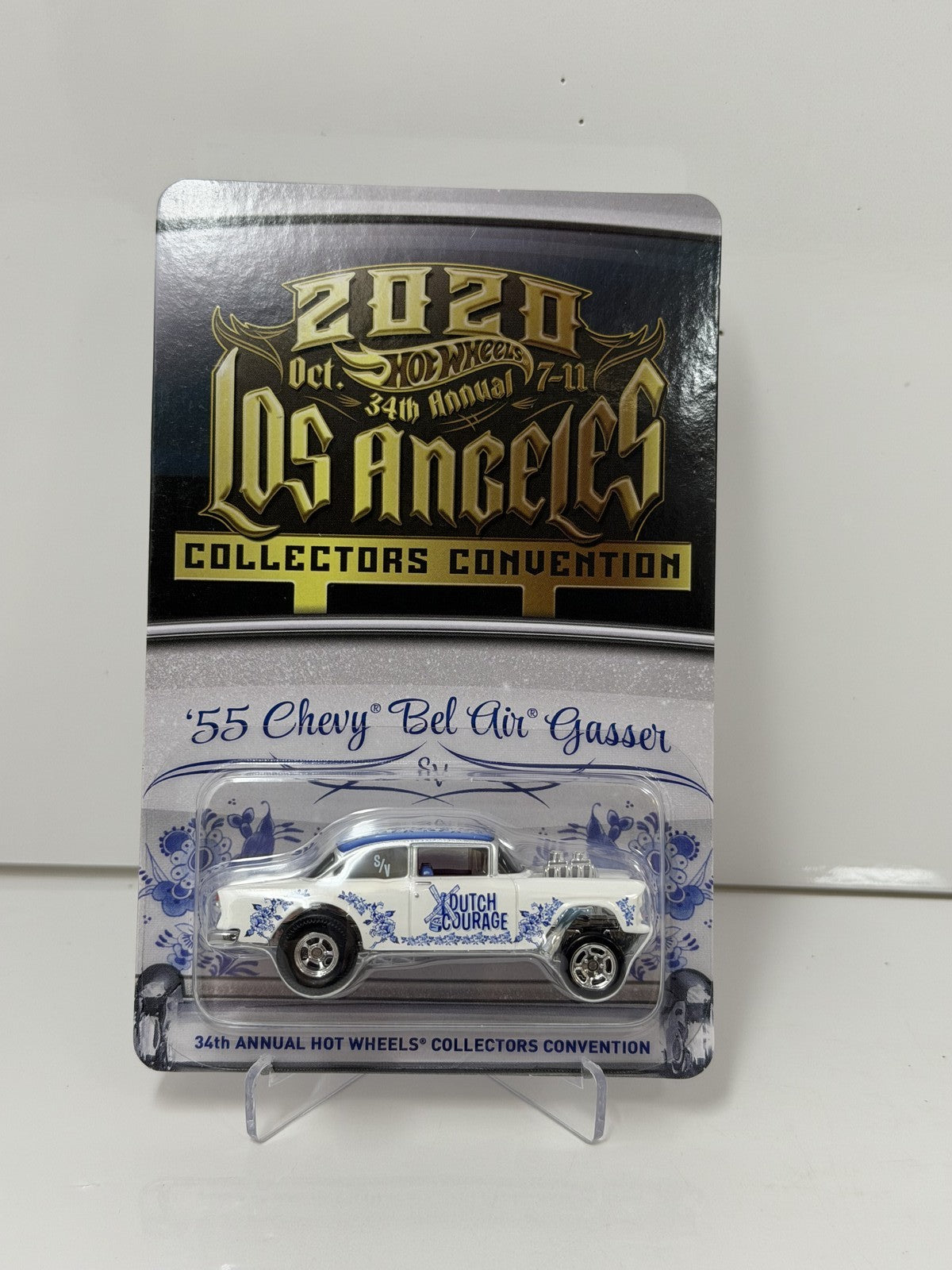 Hot Wheels 2020 34th Collector Convention 1955 Chevy Bel Air Gasser 1:64 Diecast