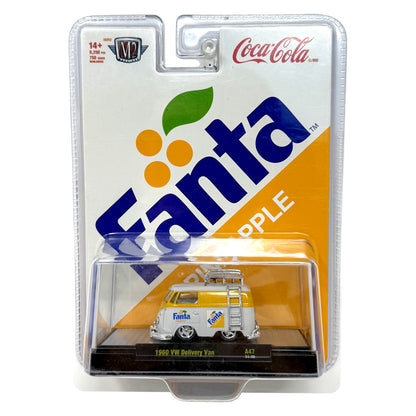 M2 Machines Fanta Pineapple 1960 Volkswagen Delivery Van 1:64 Diecast