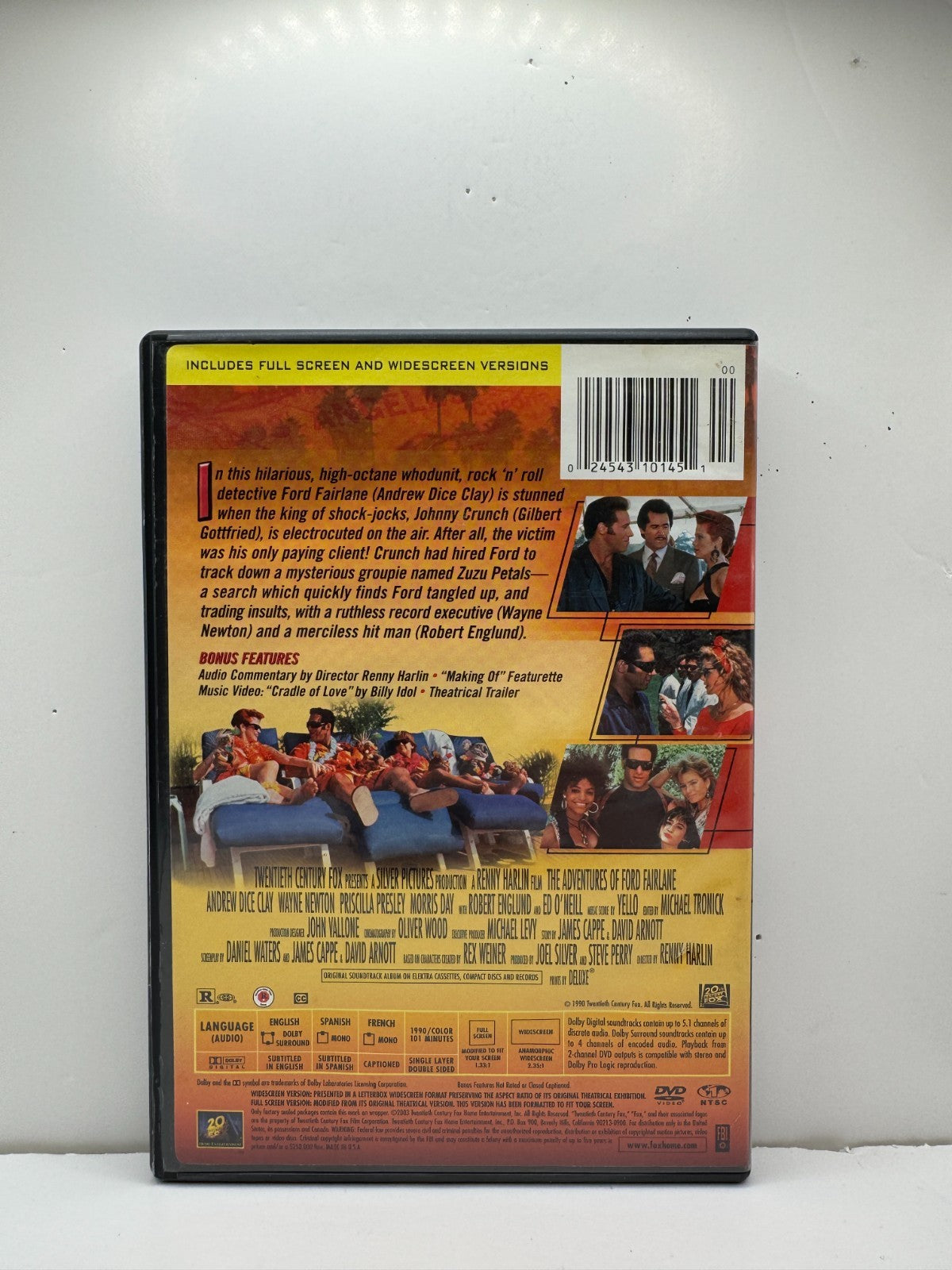 The Adventures of Ford Fairlane (DVD) Andrew Dice Clay Comedy