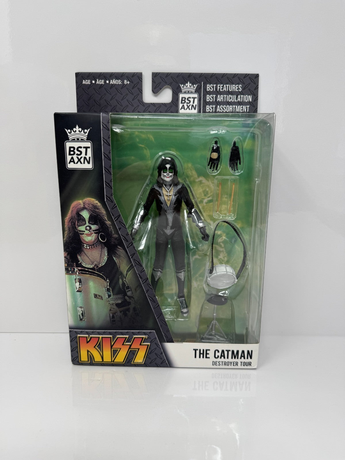 BST AXN KISS The Catman Destroyer Tour Peter Criss Action Figure