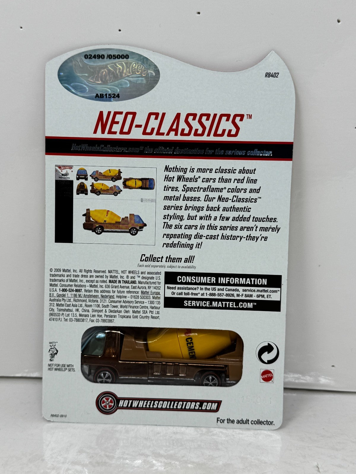 Hot Wheels RLC Redline Club Neo-Classics Cement Truck 1:64 Diecast
