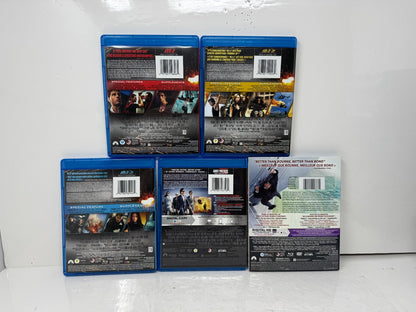 Mission Impossible 1-5 Blu-ray Movie Collection Tom Cruise Action Spy Set