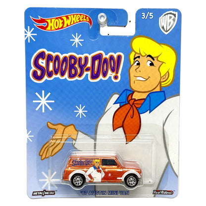Hot Wheels Scooby-Doo 1967 Austin Mini Van 1:64 Diecast Real Riders