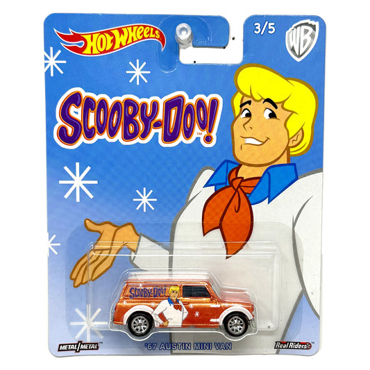 Hot Wheels Scooby-Doo 1967 Austin Mini Van 1:64 Diecast Real Riders
