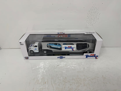 M2 Machines Chevy 73 Trucks 1973 Chevrolet Cheyenne 10 & C60 Hauler 1:64 Diecast