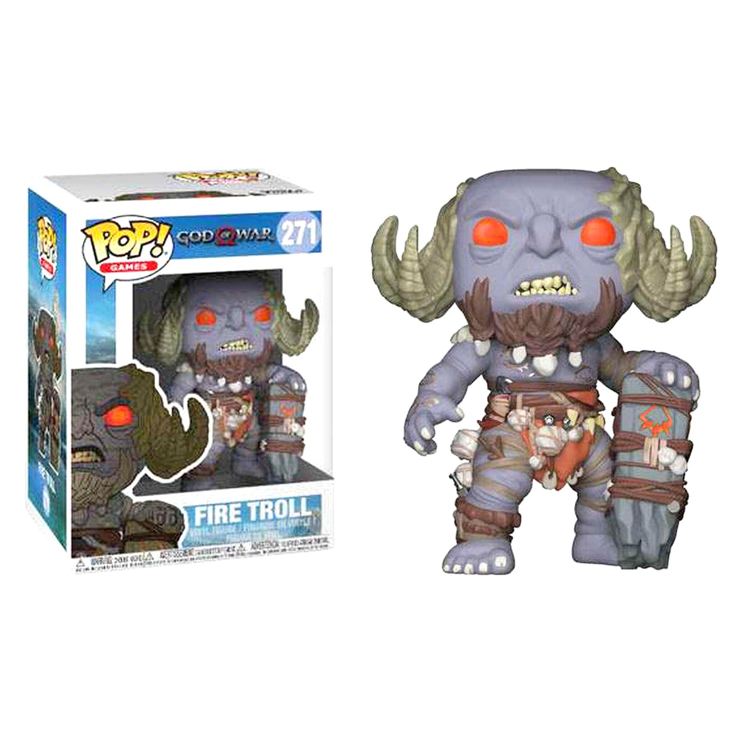 Funko Pop! Games God of War #271 Fire Troll Playstation Vinyl Figure