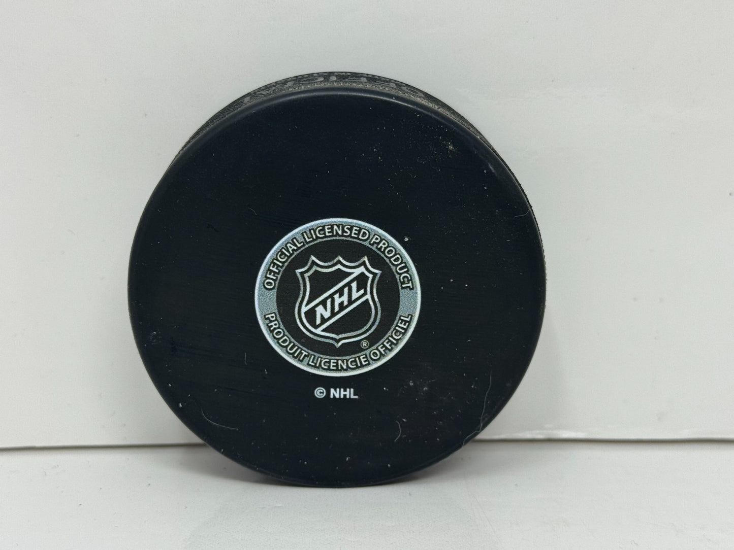 Michael Hutchinson Toronto Maple Leafs Signed NHL Autograph Puck Silver Auto