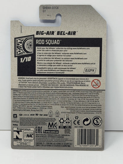 Hot Wheels Rod Squad Big-Air Bel-Air Gray 1:64 Diecast