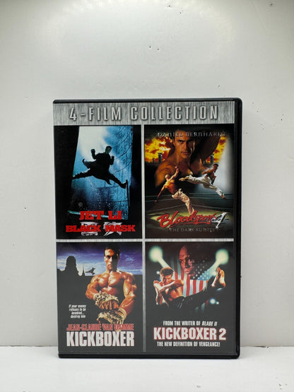 Black Mask / Kickboxer 1 / Bloodsport 4 / Kickboxer 2 (DVD) Martial Arts