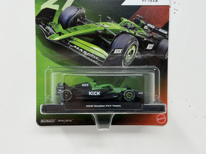 Hot Wheels Premium Formula 1 Kick Sauber F1 Team #27 1:64 Diecast