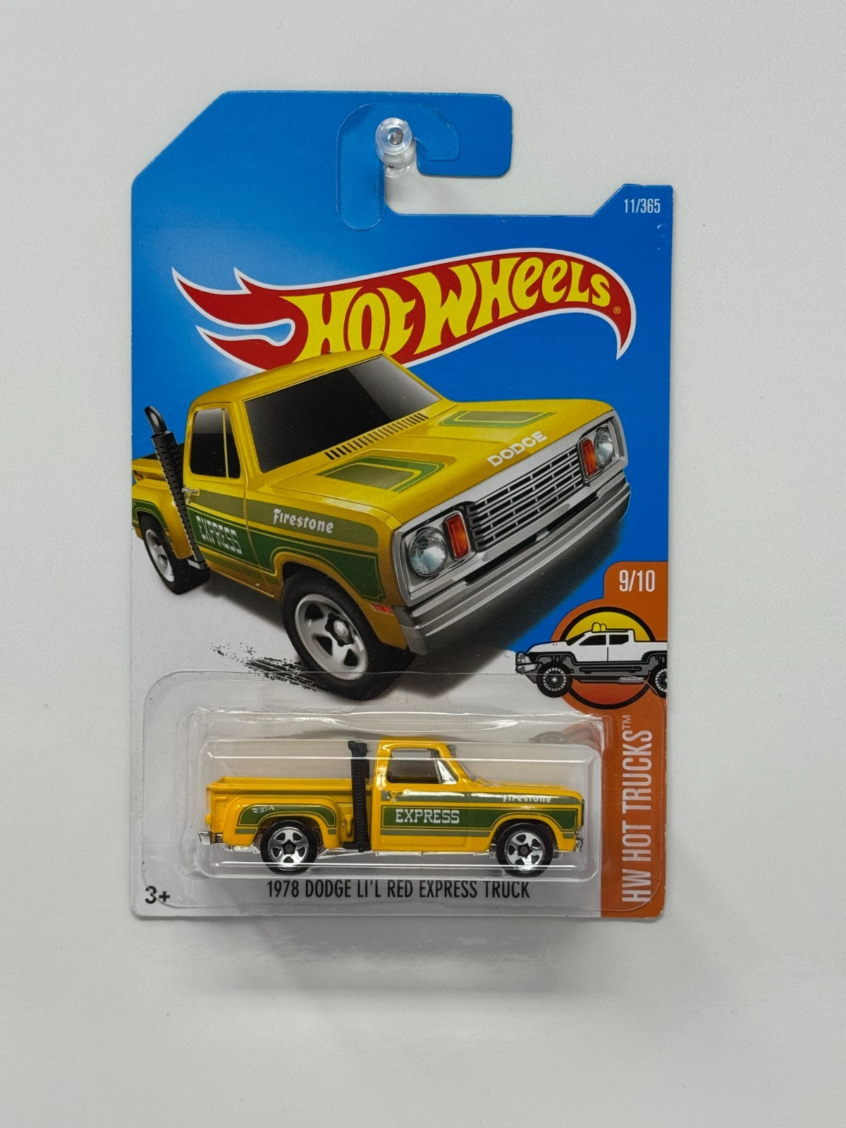 Hot Wheels Hot Trucks 1978 Dodge Li’l Red Express Truck 1:64 Diecast V5