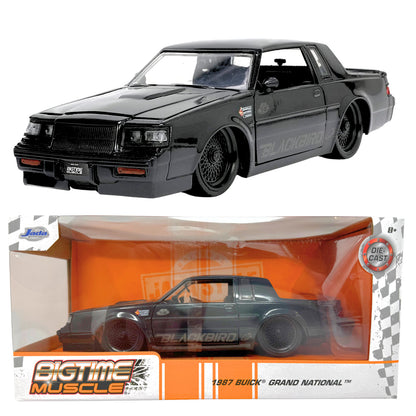 Jada Bigtime Muscle 1987 Buick Grand National Blackbird MiJo Excl. 1:24 Diecast