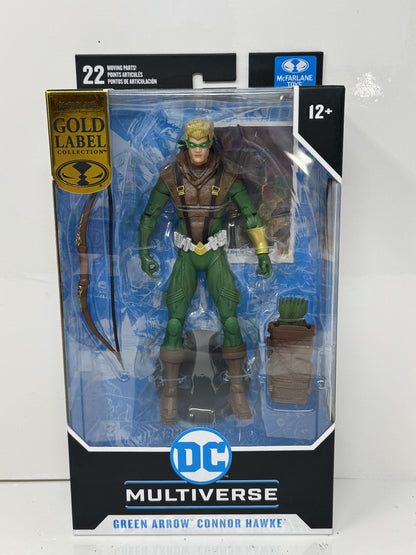 McFarlane DC Multiverse Green Arrow Connor Hawke Gold Label Action Figure