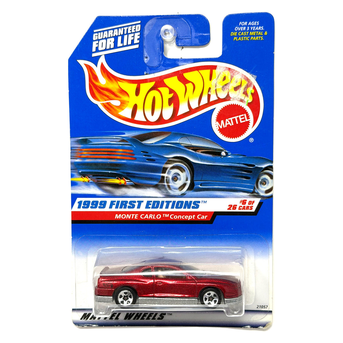 Hot Wheels First Editions Monte Carlo Concept Car 1:64 Diecast U.S. Card