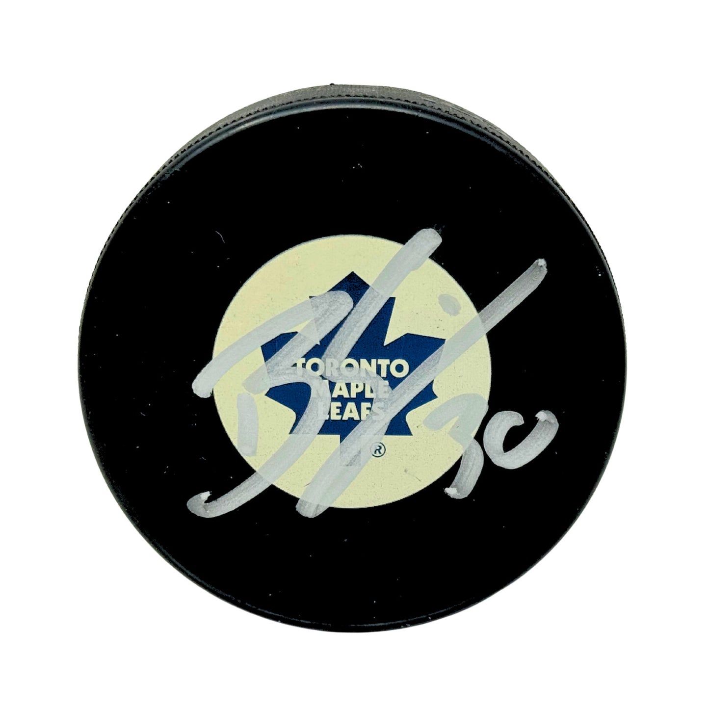 Ben Scrivens Toronto Maple Leafs Signed NHL Autograph Puck Silver Auto