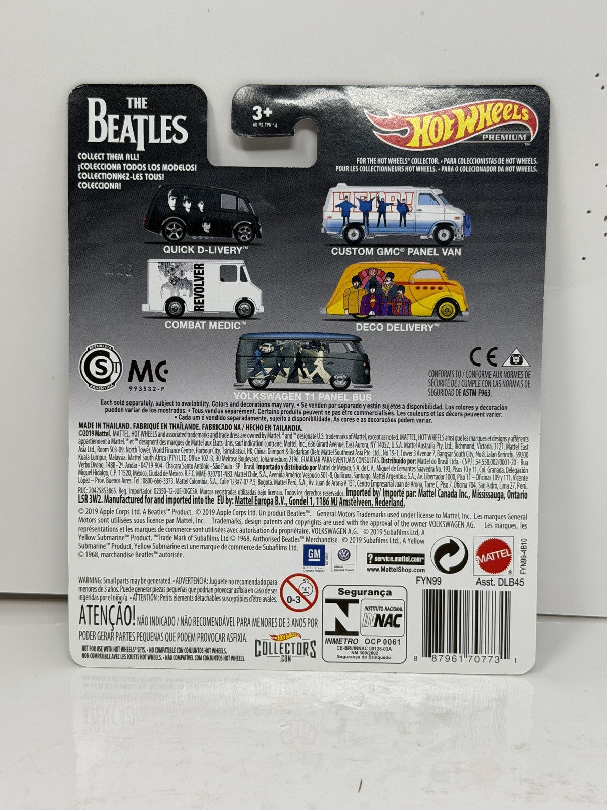 Hot Wheels Premium Beatles With The Beatles Quick D-Livery 1:64 Diecast