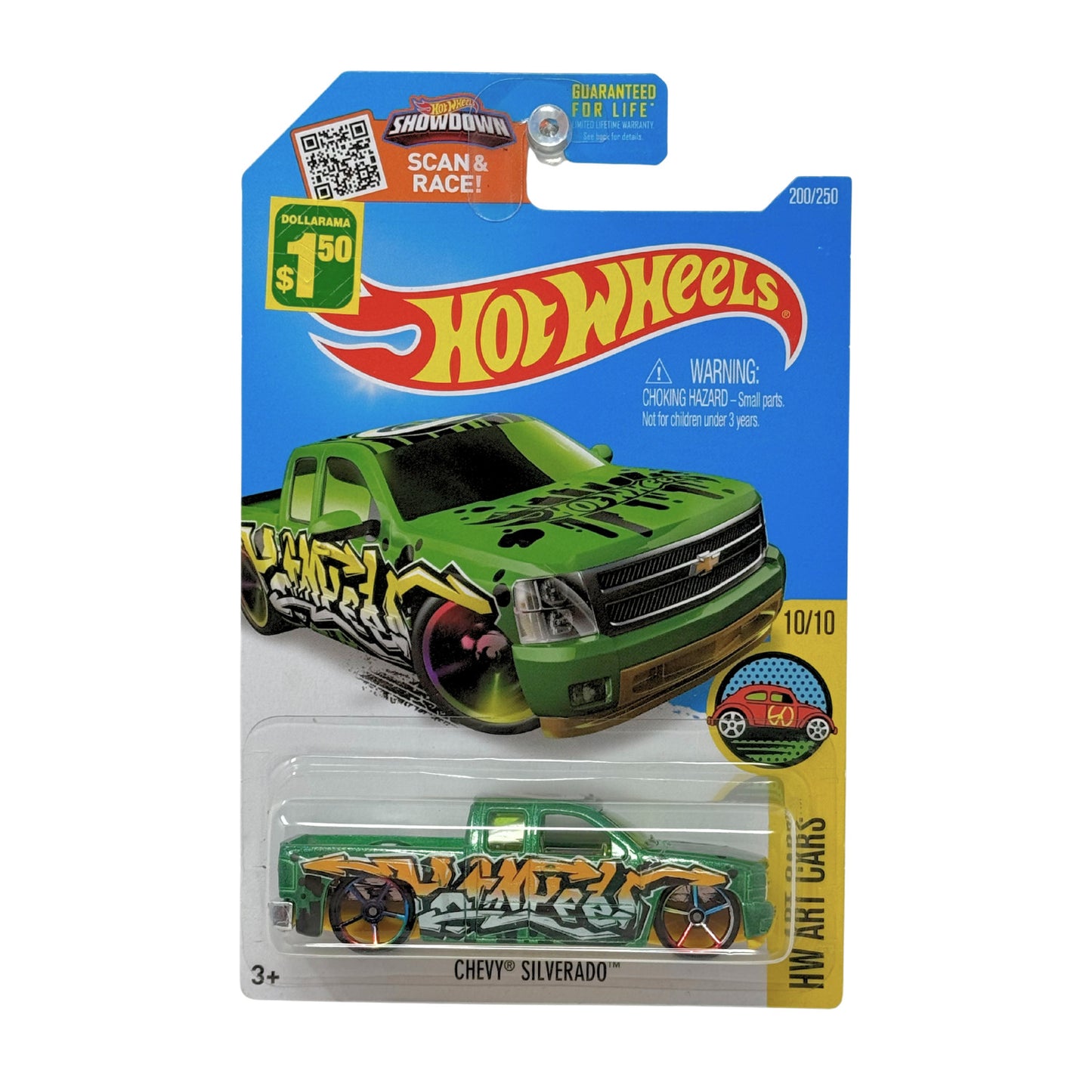 Hot Wheels HW Art Cars Chevy Silverado 1:64 Diecast