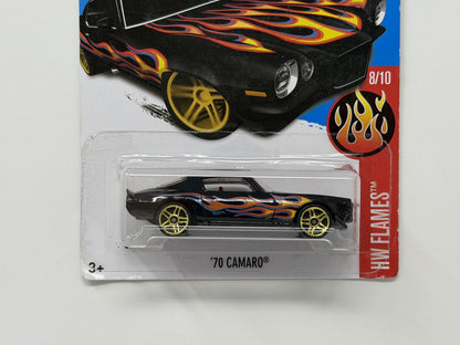 Hot Wheels HW Flames 1970 Chevrolet Camaro 1:64 Diecast Black