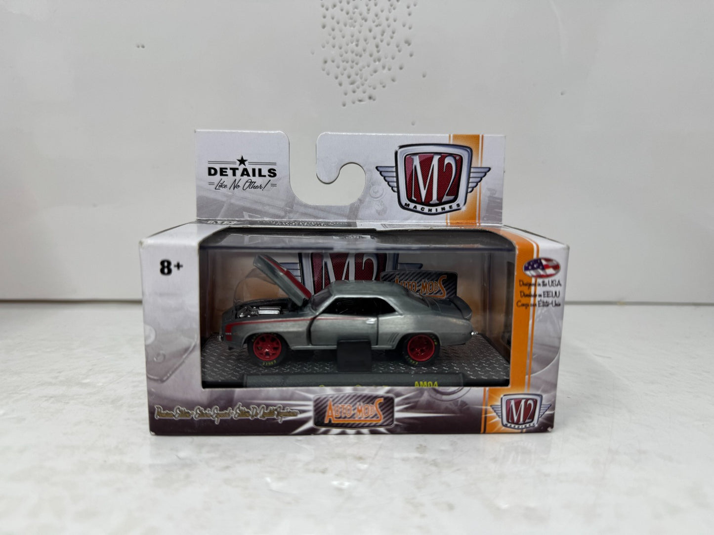 M2 Machines Auto Mods 1969 Chevrolet Camaro RARE RAW SUPER CHASE 1:64 Diecast