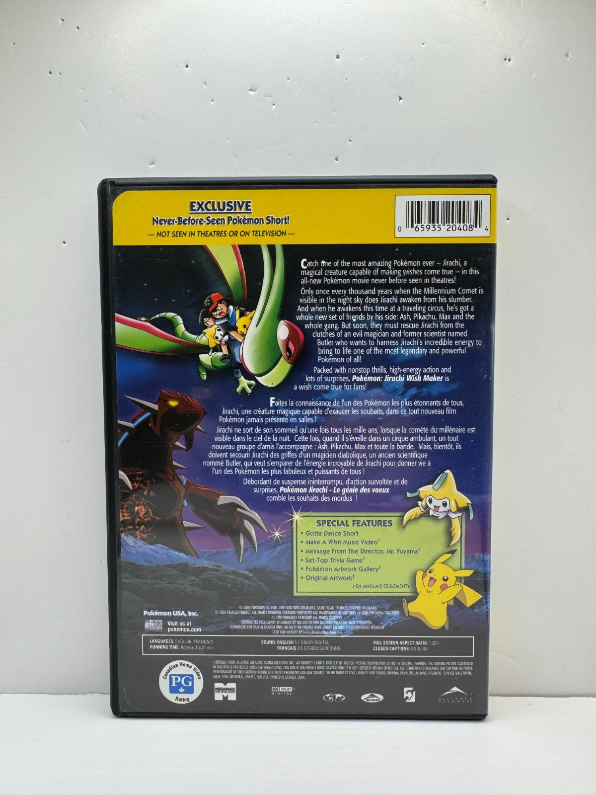 Pokemon Jirachi Wish Maker (DVD) Pokemon Anime