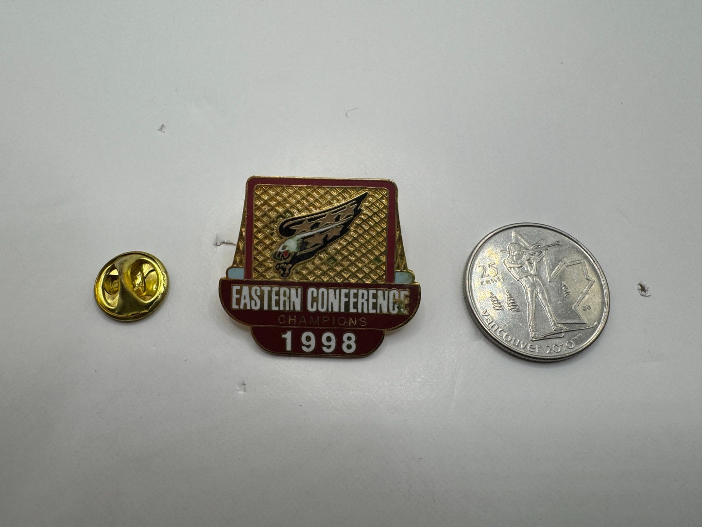 Washington Capitals Eastern Conference Champions 1998 NHL Hockey Lapel Pin