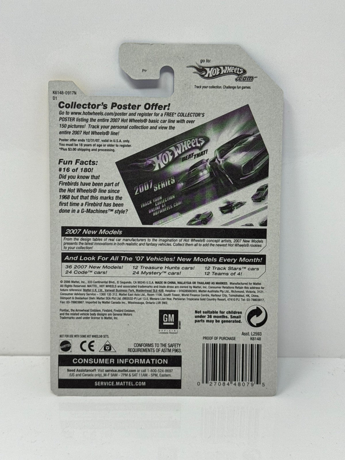 Hot Wheels New Models 1970 Pontiac Firebird 1:64 Diecast Factory Sealed