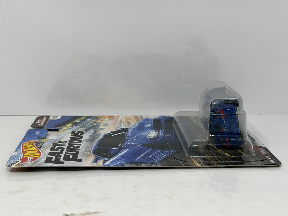 Hot Wheels Premium Fast & Furious Nissan Skyline GT-R (BNR34) 1:64 Diecast Blue
