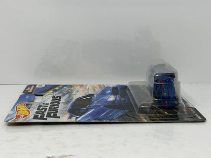 Hot Wheels Premium Fast & Furious Nissan Skyline GT-R (BNR34) 1:64 Diecast Blue